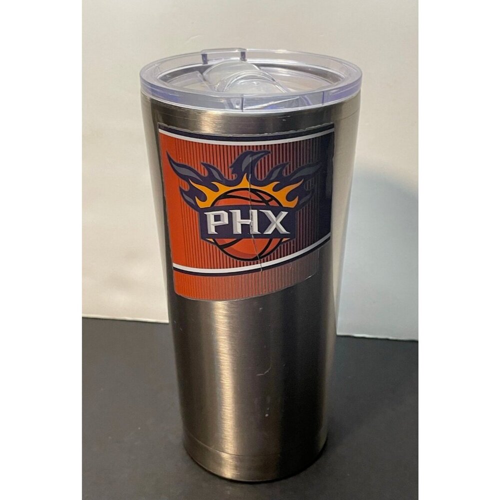 NBA Phoenix Suns coffee tumbler 20oz double wall insulated stainless steel 18/8